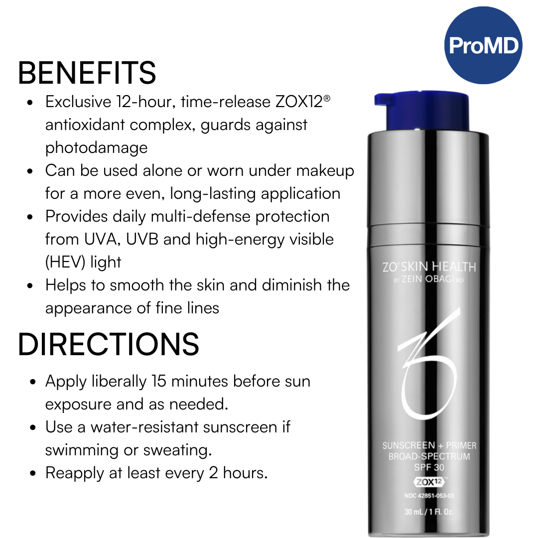 ZO Skin Health Sunscreen + Primer SPF 30